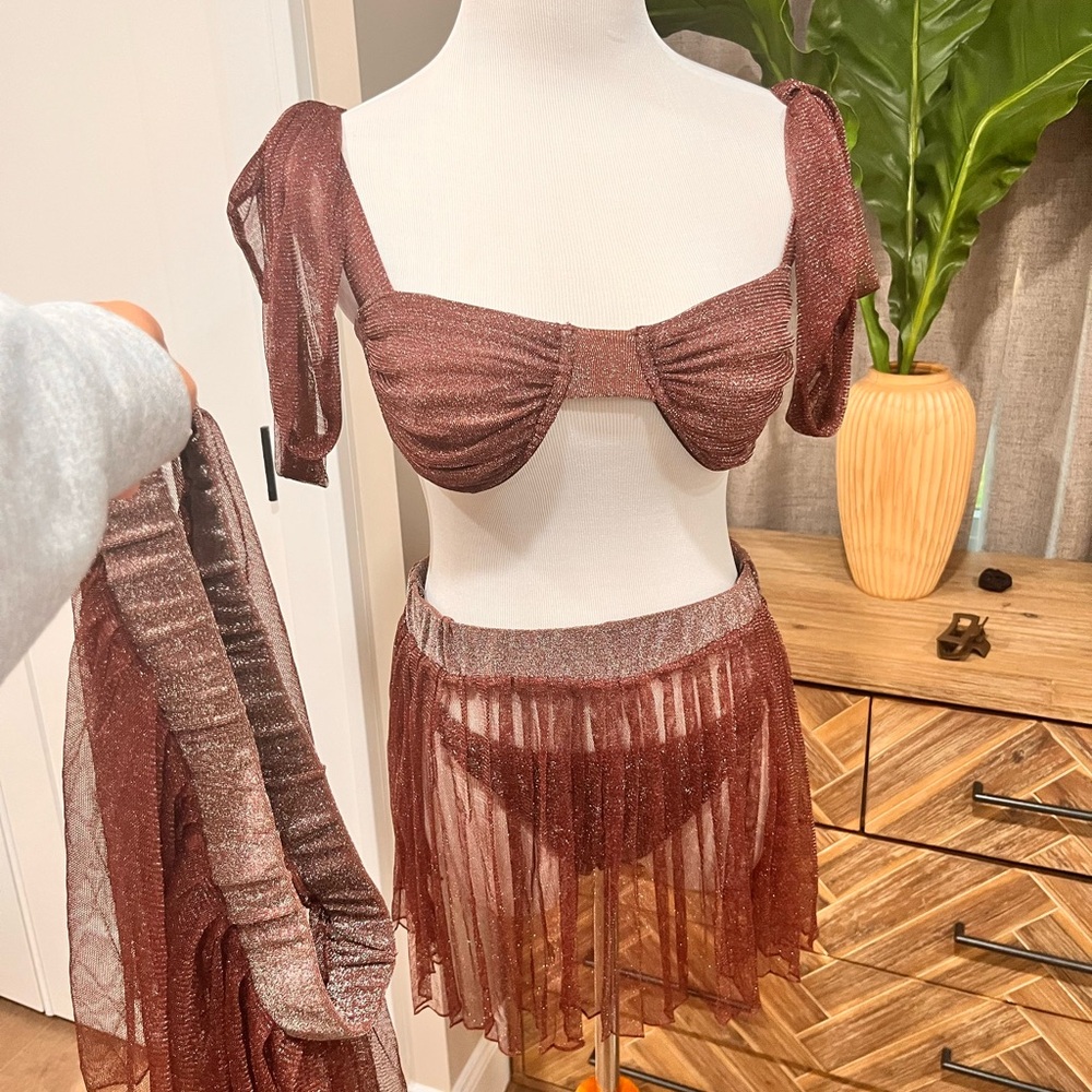 Shimmering Brown 3- Piece Set